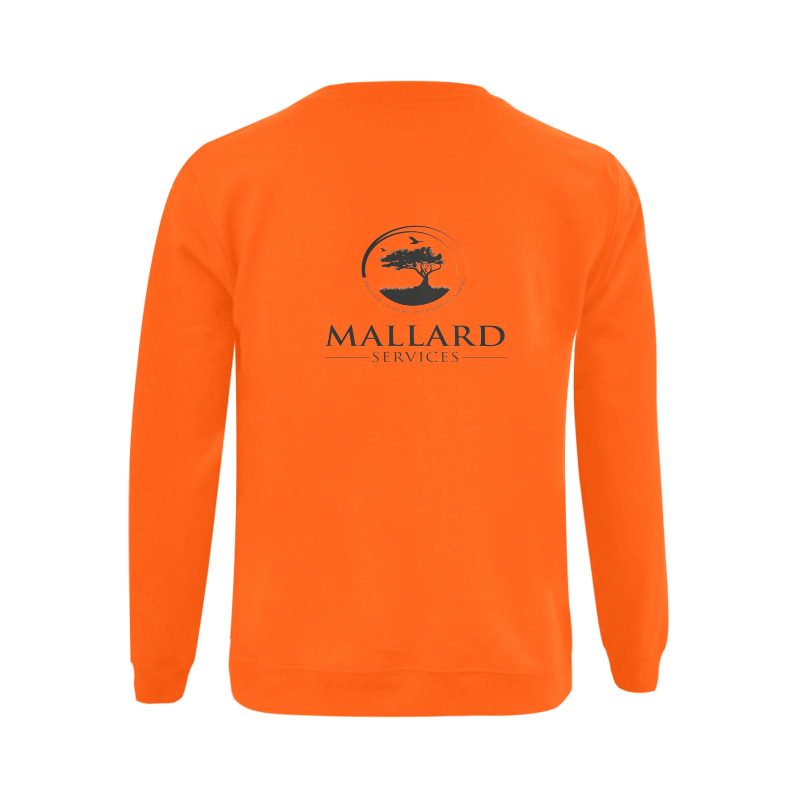 Mallard Red Gildan Crewneck Sweatshirt(NEW) (Model H01)