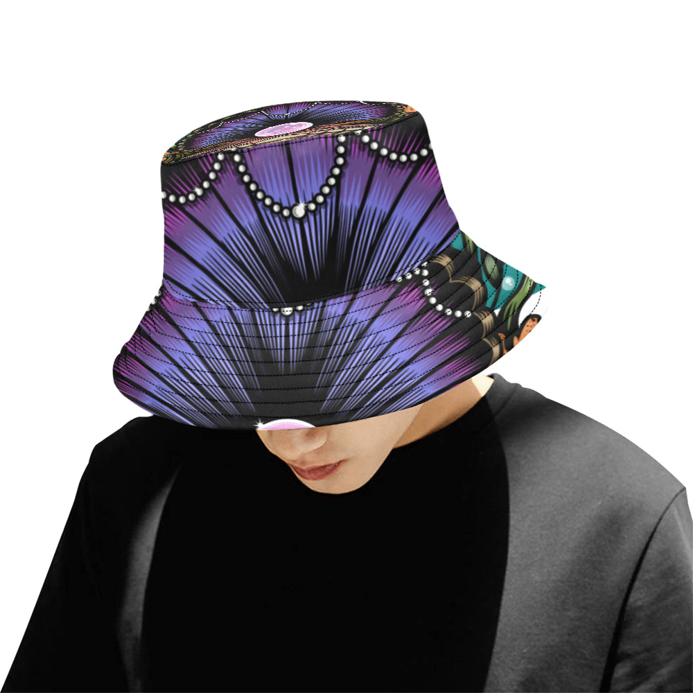 Pearl Of The Sea All Over Print Bucket Hat for Men
