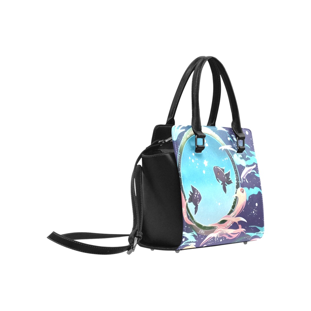 Two Fish Classic Shoulder Handbag (Model 1653)