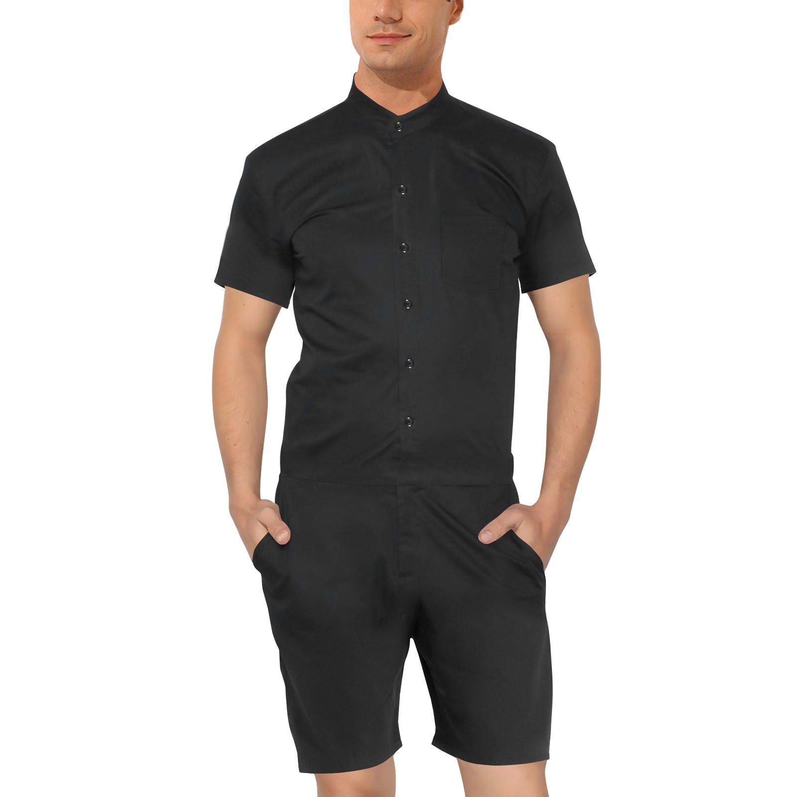 tortues 3 Men's Short Sleeve Jumpsuit