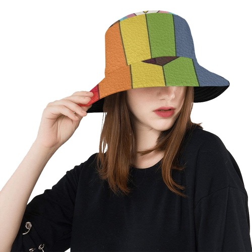 Lbgtq plus Pop Art by Nico Bielow All Over Print Bucket Hat