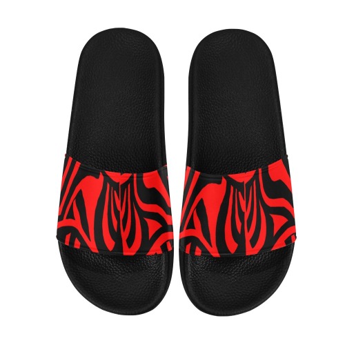 aaa black rb Women's Slide Sandals (Model 057)