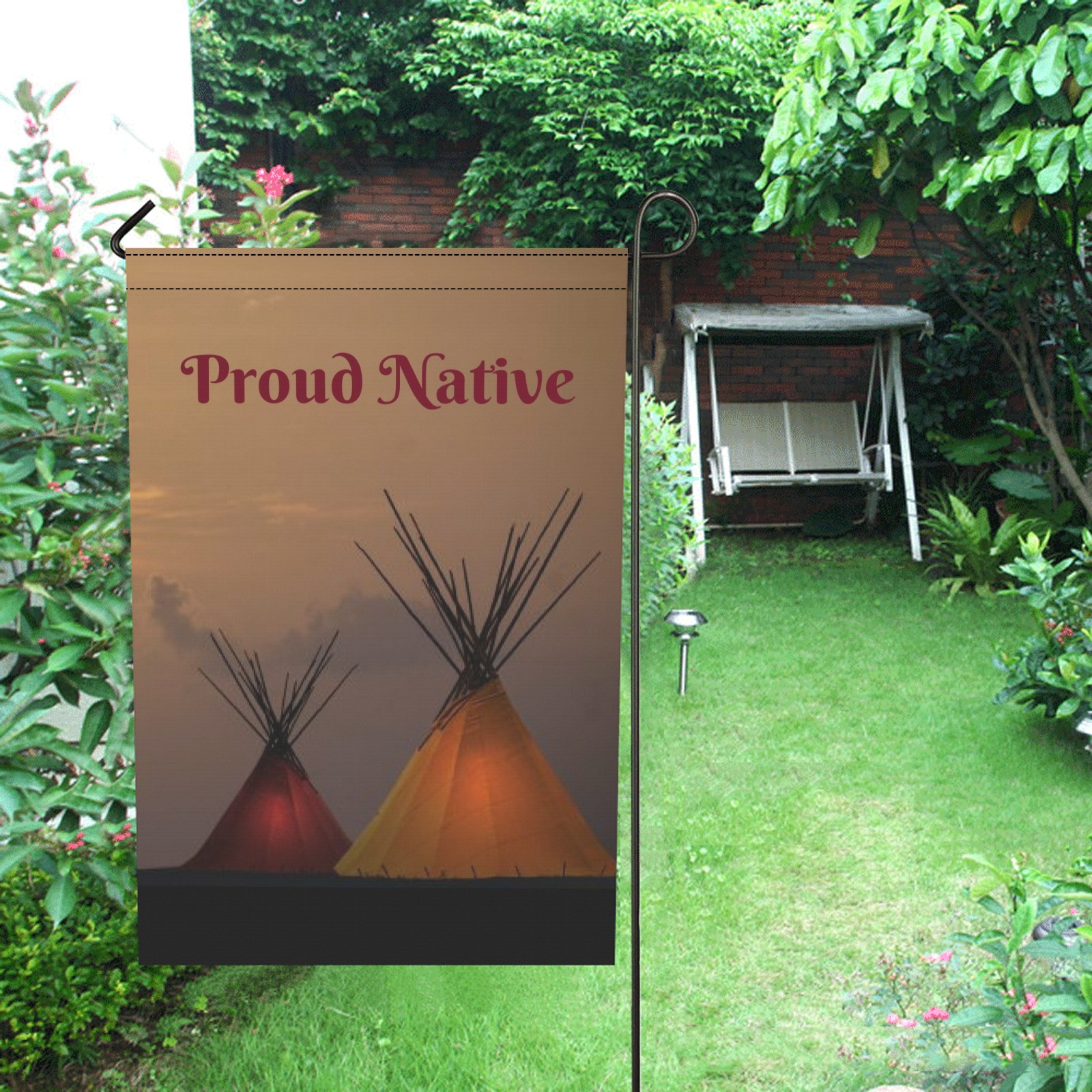 Proud Native 2 Garden Flag 12‘’x18‘’(Twin Sides)