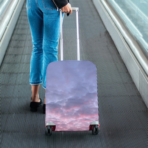 Morning Purple Sunrise Collection Luggage Cover/Small 18"-21"