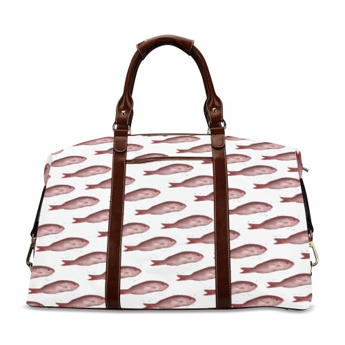 Pink Snappers Classic Travel Bag (Model 1643) Remake