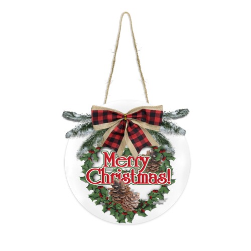 Heart Wreath Christmas Christmas Door Hanger (11.8inch)