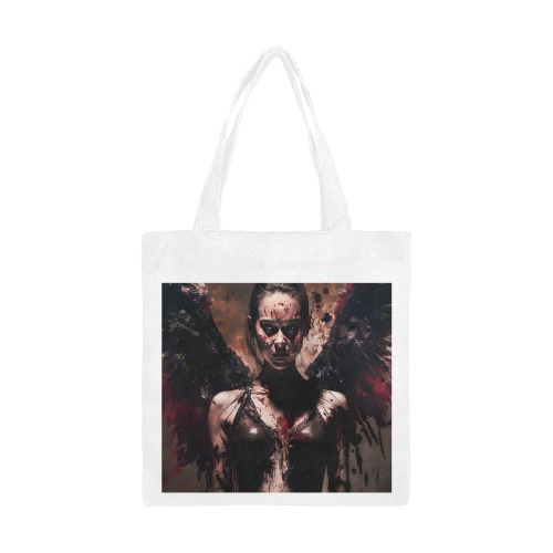 Angel of death Canvas Tote Bag/Small (Model 1700)
