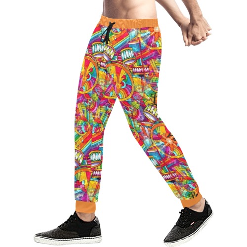 Schlager Love Move 2022 by Nico Bielow Men's All Over Print Sweatpants (Model L11)