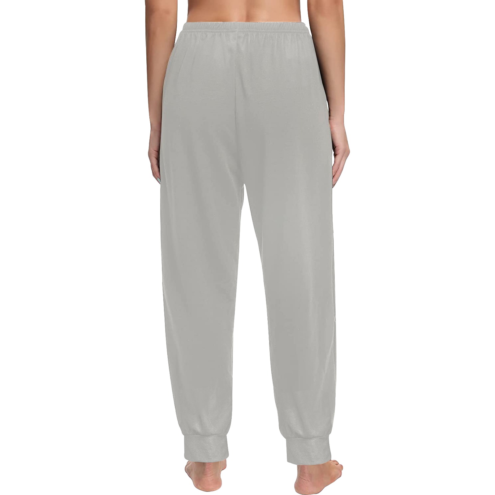 Pants gray with single logo Women's All Over Print Pajama Trousers