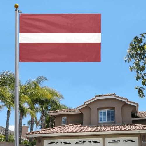 Latvia Flag Current Garden Flag 59"x35"