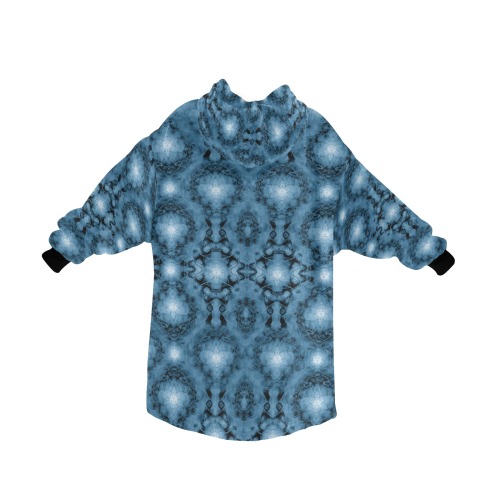 Nidhi decembre 2014-pattern 7-44x55 inches-blue Blanket Hoodie for Men