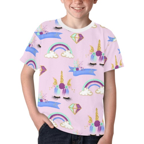 Dreamy Unicorn Kids' All Over Print T-shirt (Model T65)