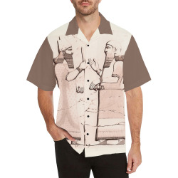 Ancient Assyrian Kings Hawaiian Shirt (Model T58)