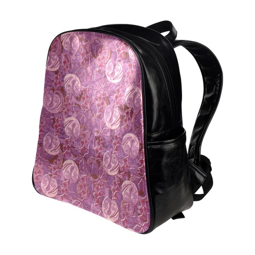 Chic in pink Multi-Pockets Backpack (Model 1636)