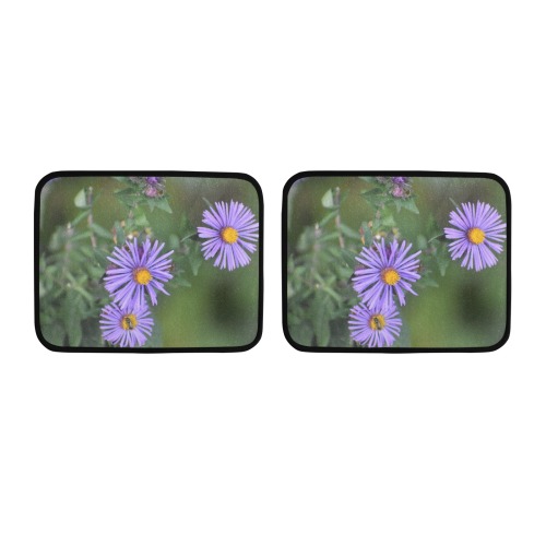 purpleflowers Back Car Floor Mat (2pcs)