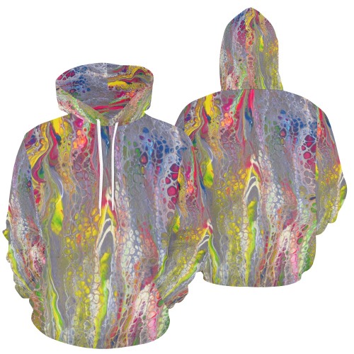 circus All Over Print Hoodie for Women (USA Size) (Model H13)