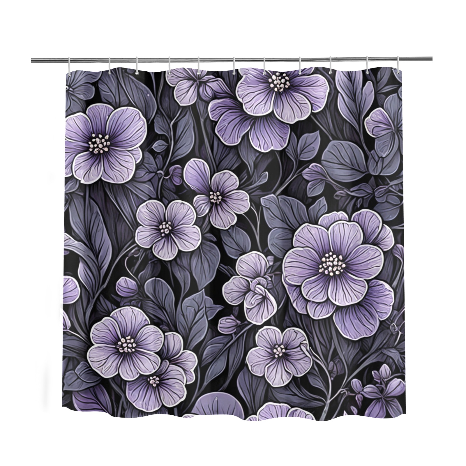 Fabulous Florals 36 Shower Curtain 69"x72"