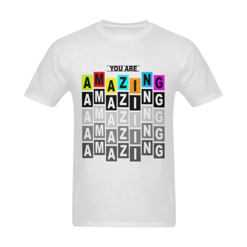You are amazing Men's Slim Fit T-shirt (Model T13)