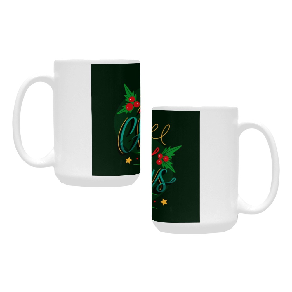 Merry Christmas Mug Custom Ceramic Mug (15OZ)