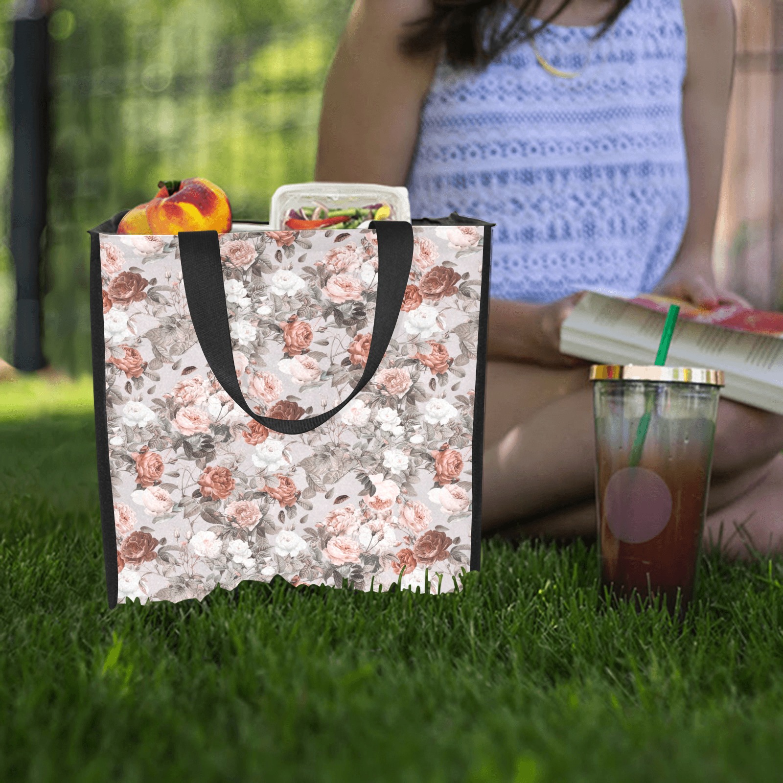 Blossom Picnic Tote Bag (Model 1717)