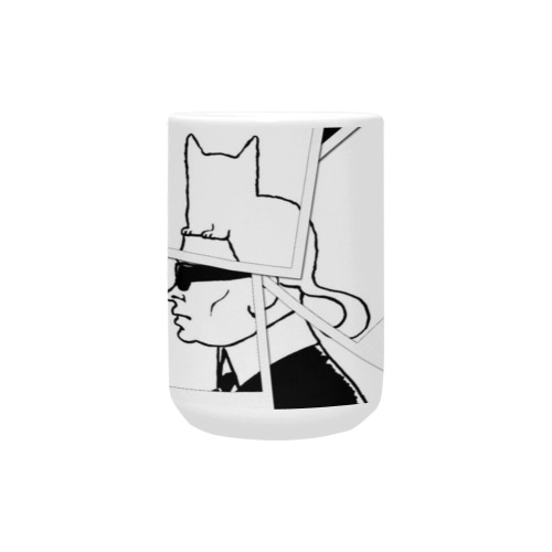 Karl Lagerfeld  Art by Nico Bielow Custom Ceramic Mug (15OZ)