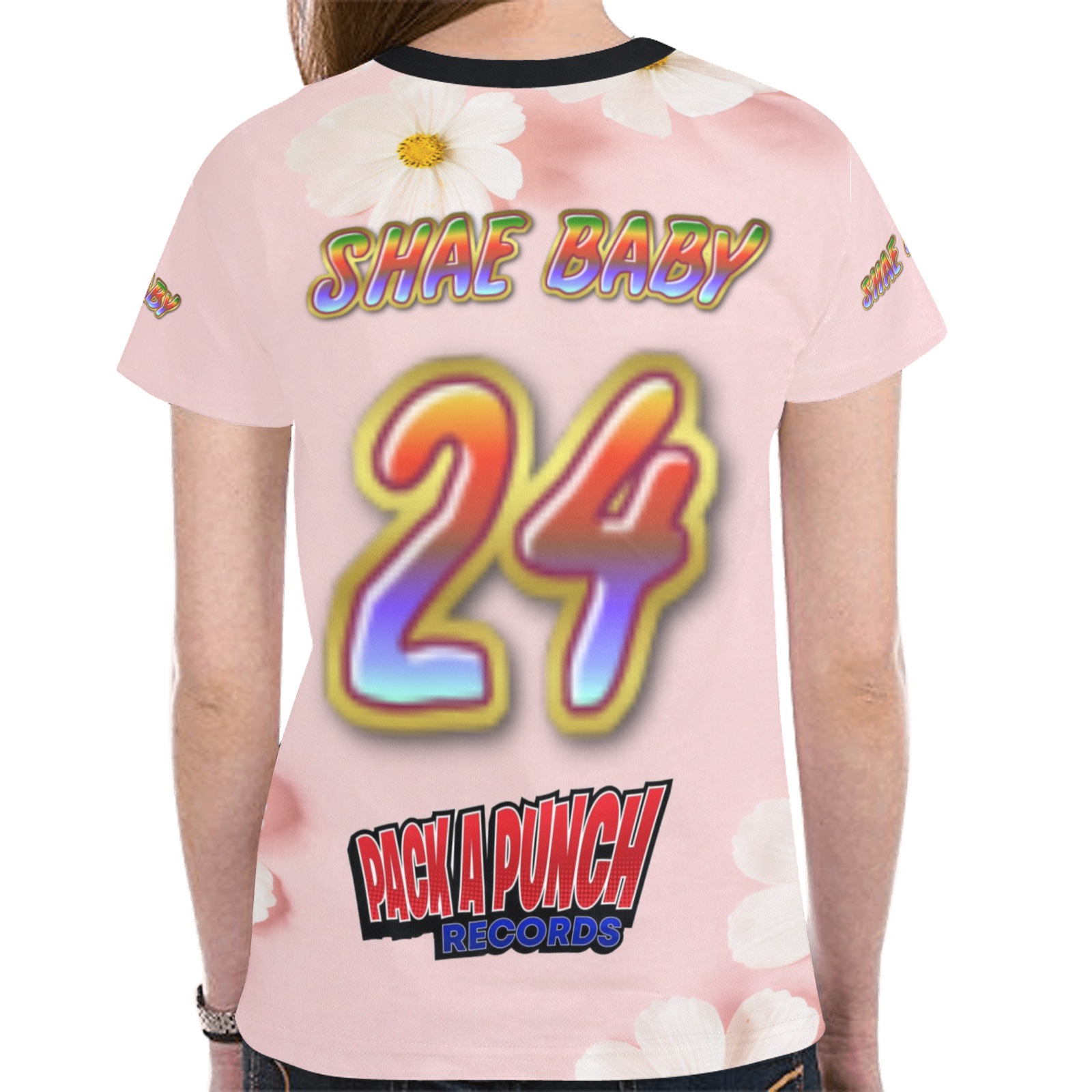 Shae Baby New All Over Print T-shirt for Women (Model T45)