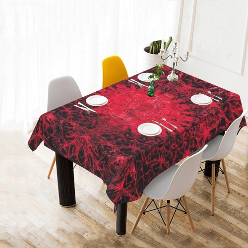 petales 13 Cotton Linen Tablecloth 60" x 90"