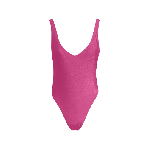 PINK Sexy Low Back One-Piece Swimsuit (Model S09)