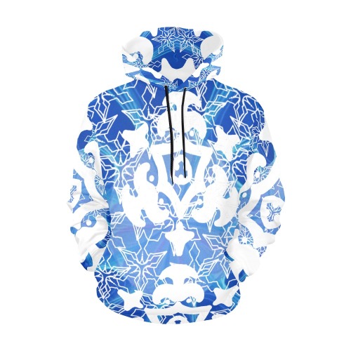 Patterned Hoodie All Over Print Hoodie for Women (USA Size) (Model H13)