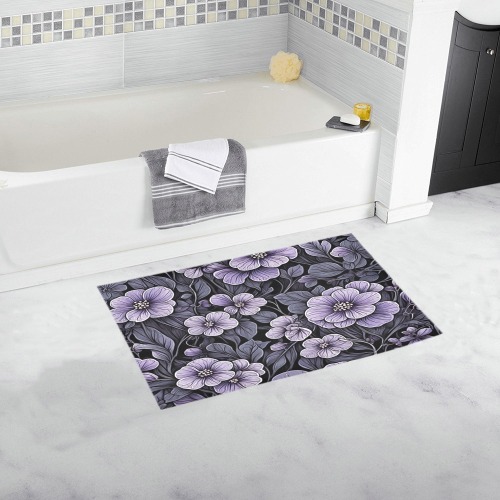 Fabulous Florals 36 Bath Rug 16''x 28''