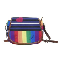 Love Pride by Nico Bielow Saddle Bag/Large (Model 1649)