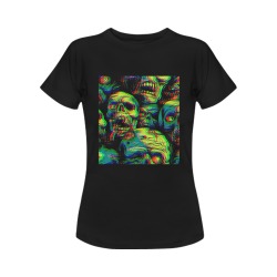 Zombie 4 Women's T-Shirt in USA Size (Front Printing Only)