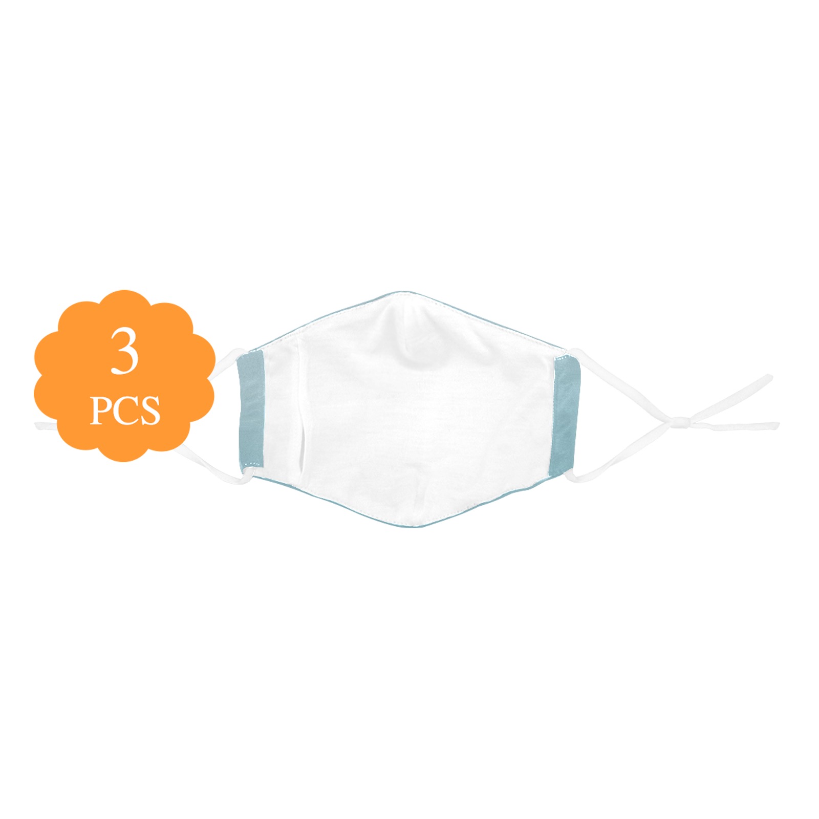 AB LMT1D Crystal Wink 3D Mouth Mask with Drawstring (Pack of 3 & 6 Filters Included) (Model M04)