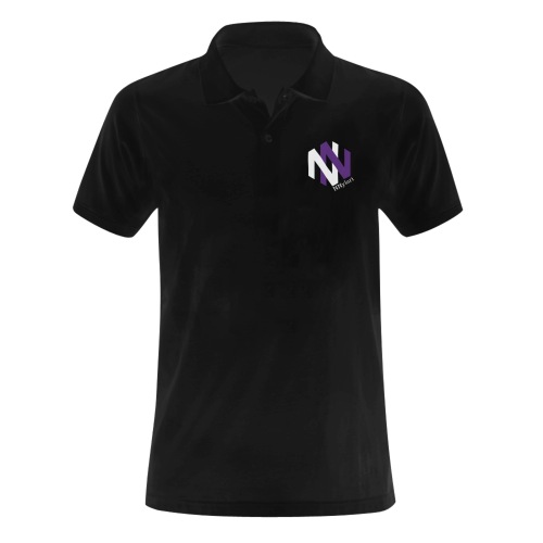 NNylari Polo Men Blk Men's Polo Shirt (Model T24)