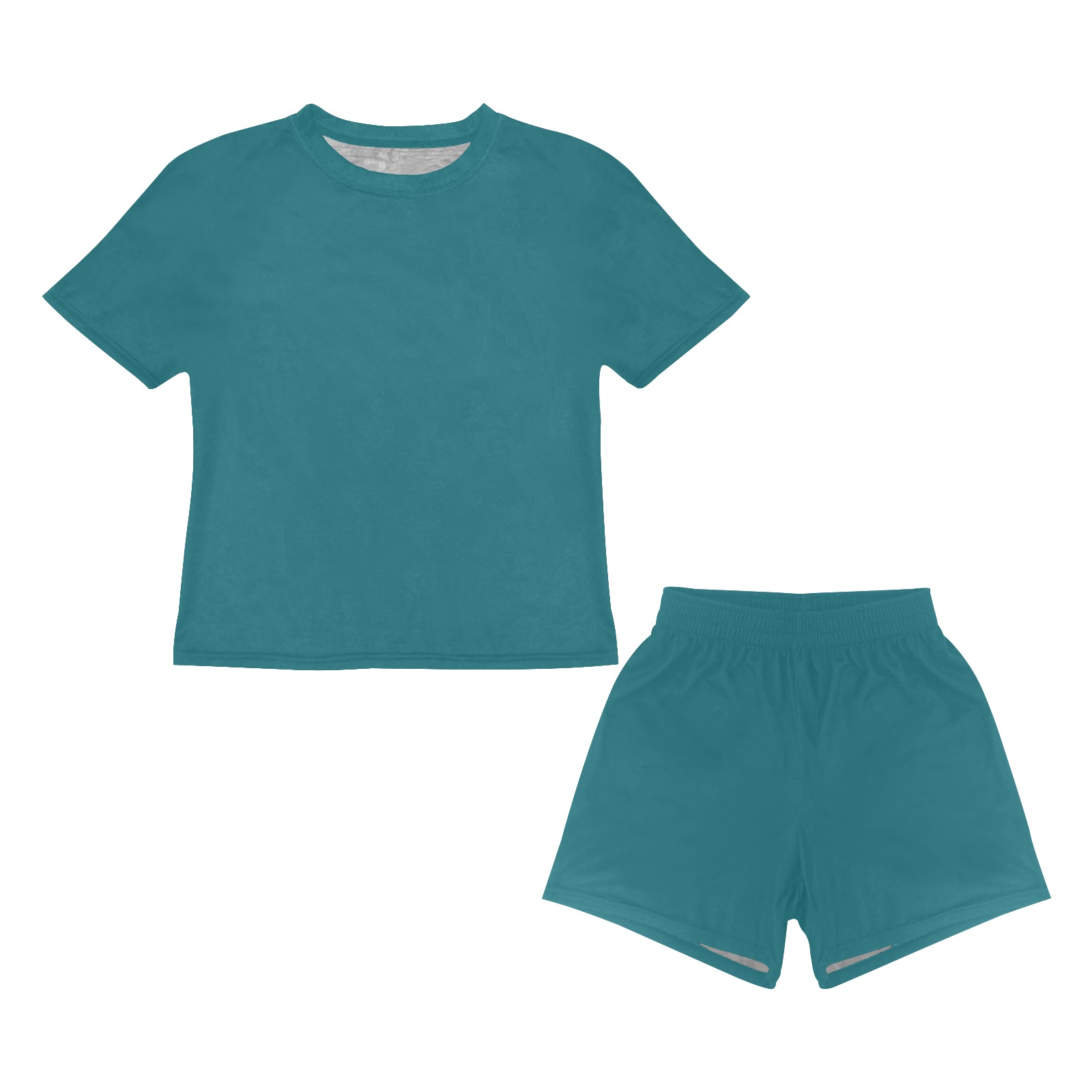 Harbor Blue Big Girls' Short Pajama Set
