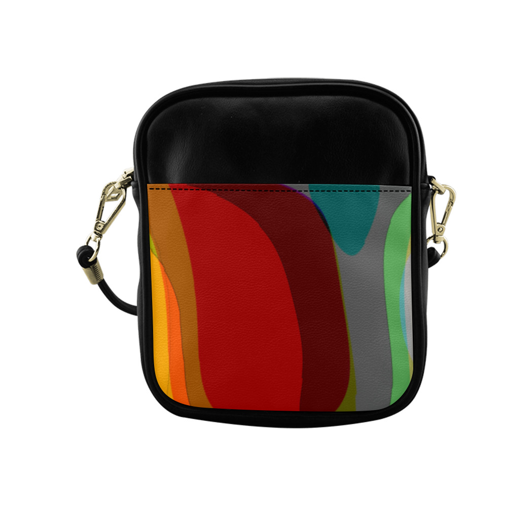 Colorful Abstract 118 Sling Bag (Model 1627)