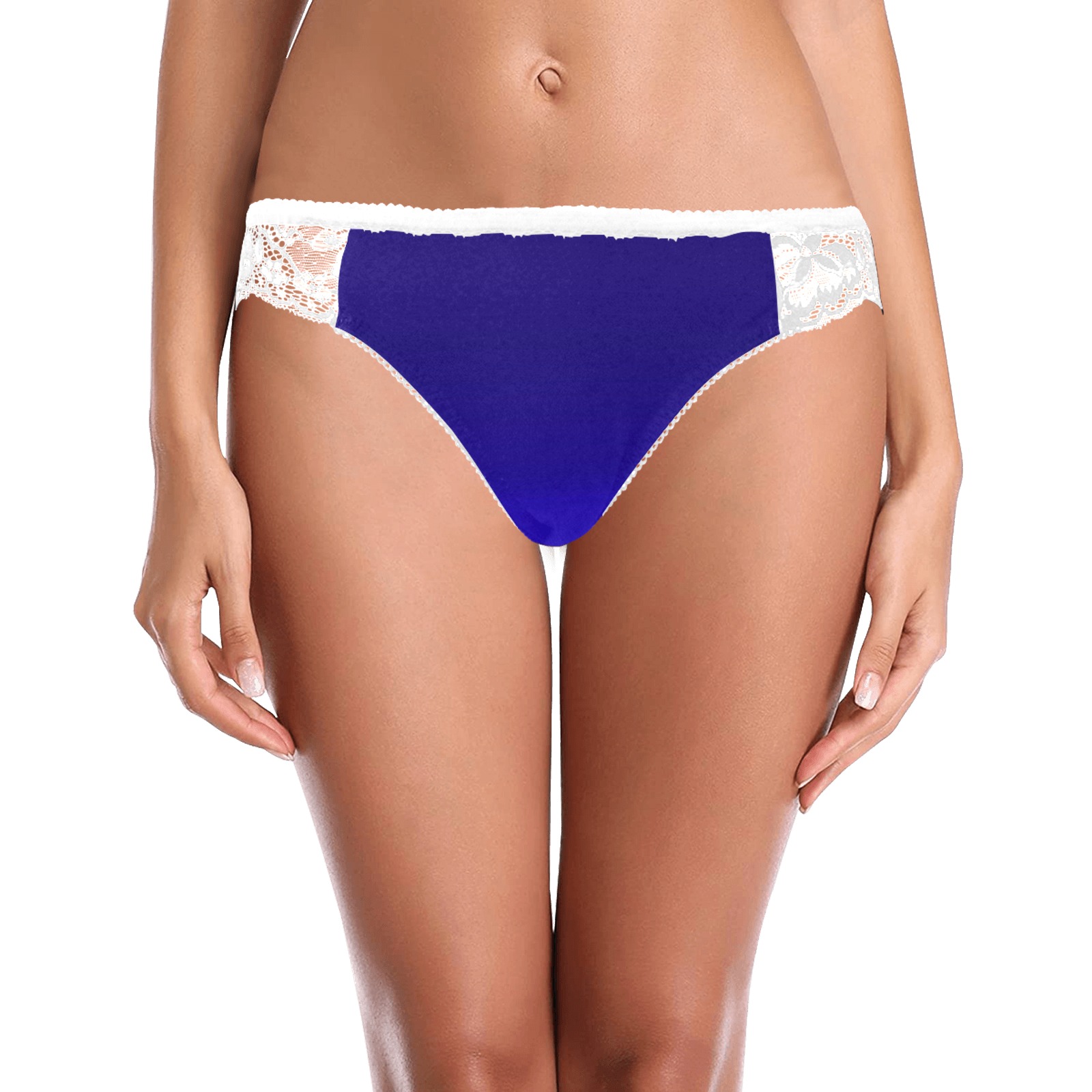 blu pur w Women's Lace Panty (Model L41)