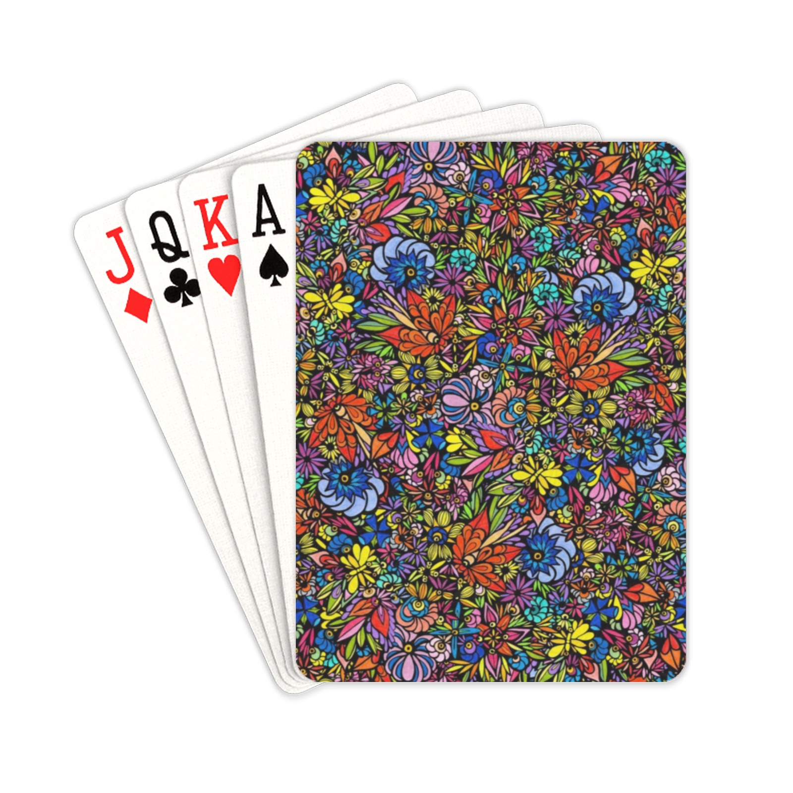 Lac La Hache Wildflowers Playing Cards 2.5"x3.5"