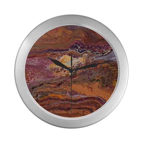 Liberation - A Prayer For The Overwhelmed - Silver Color Wall Clock