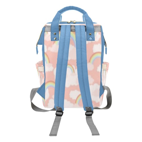 carebear baby bag Multi-Function Diaper Backpack/Diaper Bag (Model 1688)