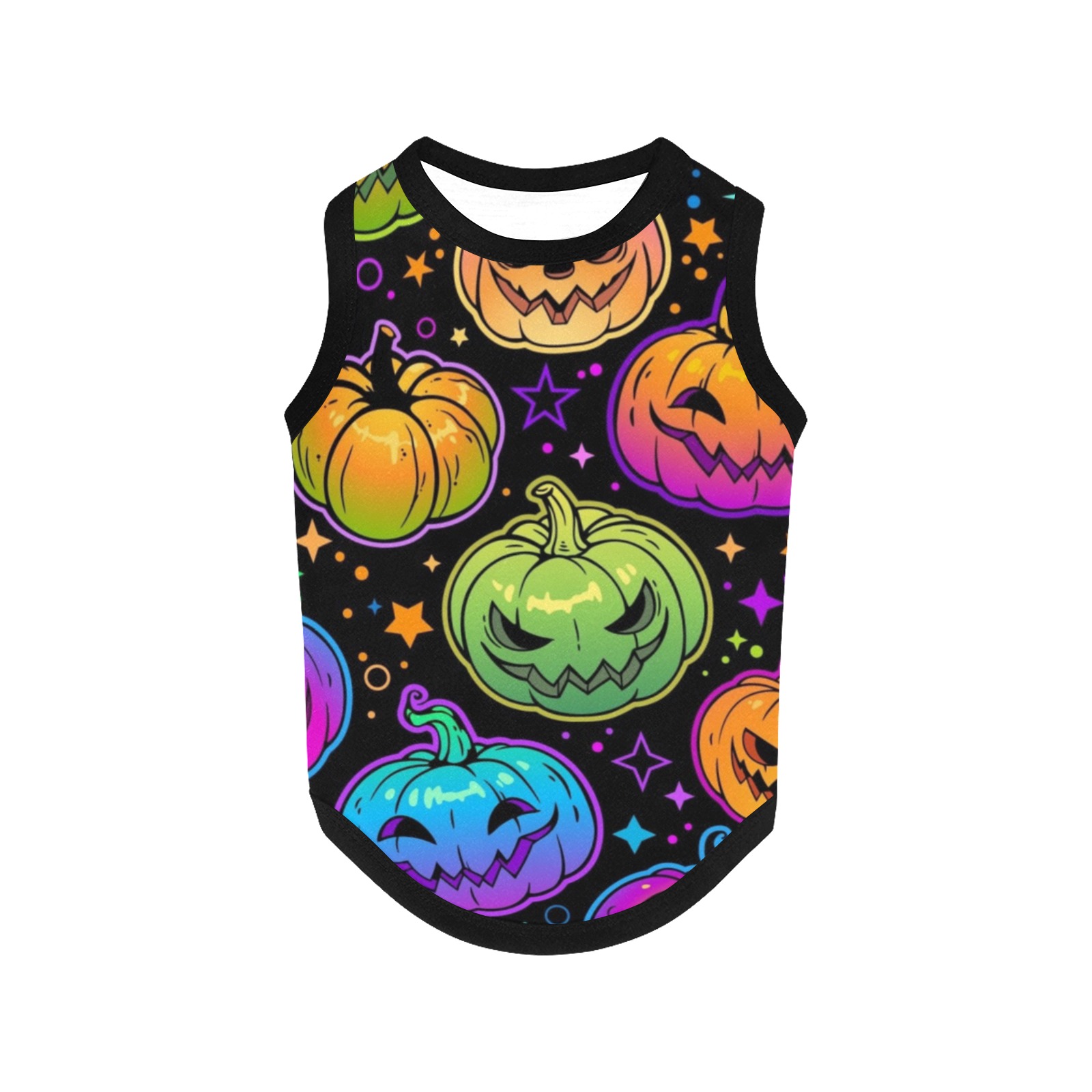 Colorful Pumpkins All Over Print Pet Tank Top