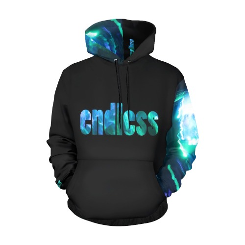 Endless proto hood flip All Over Print Hoodie for Men (USA Size) (Model H13)