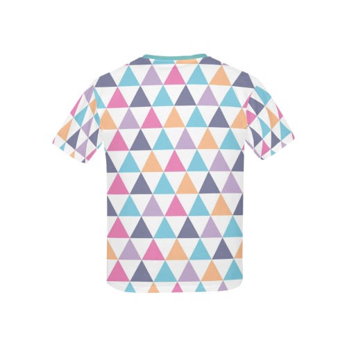 Sweet Spring Pastel - Geometric Triangles - Kids Kids' All Over Print T-shirt (USA Size) (Model T40)