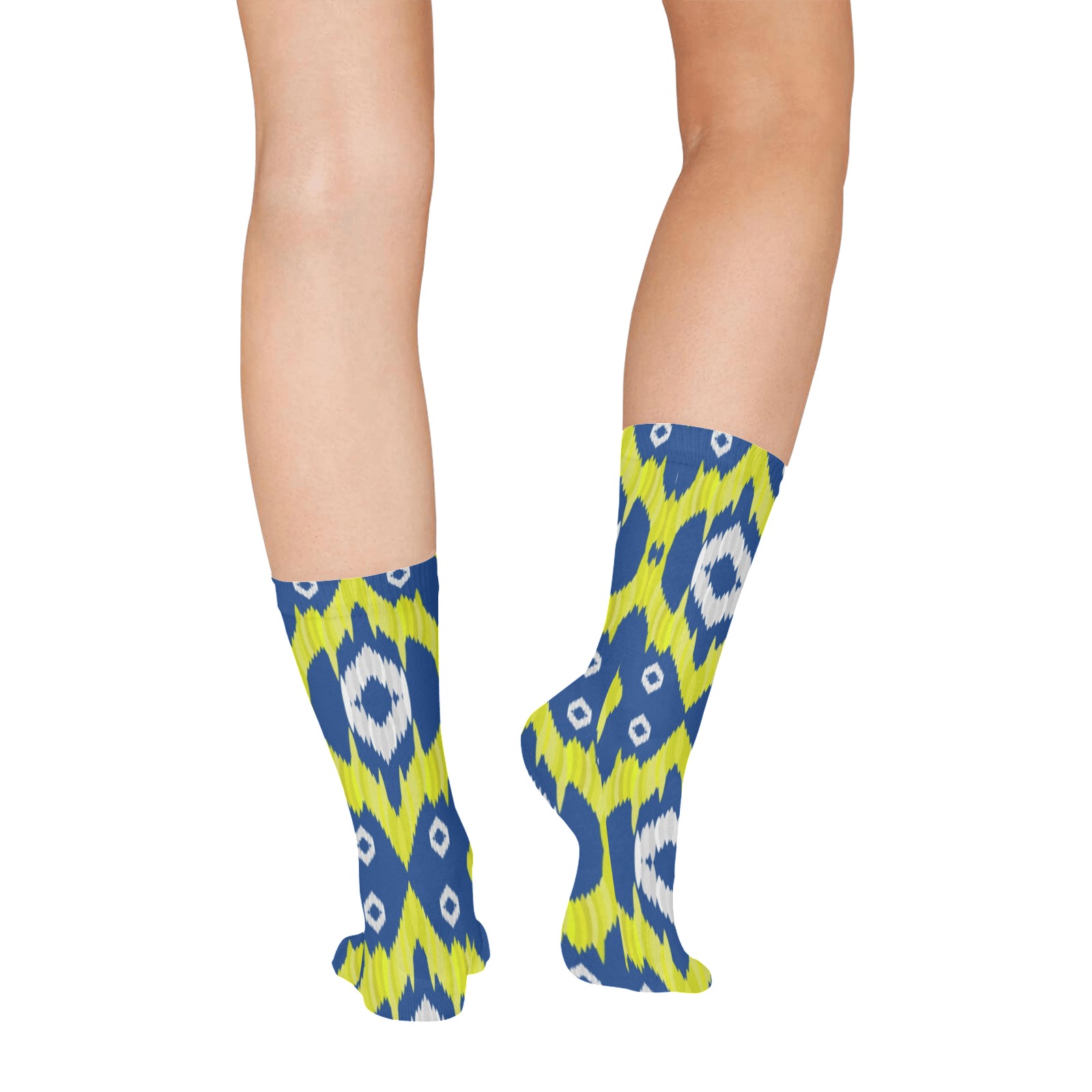 Ikat modern PC6 All Over Print Socks for Women