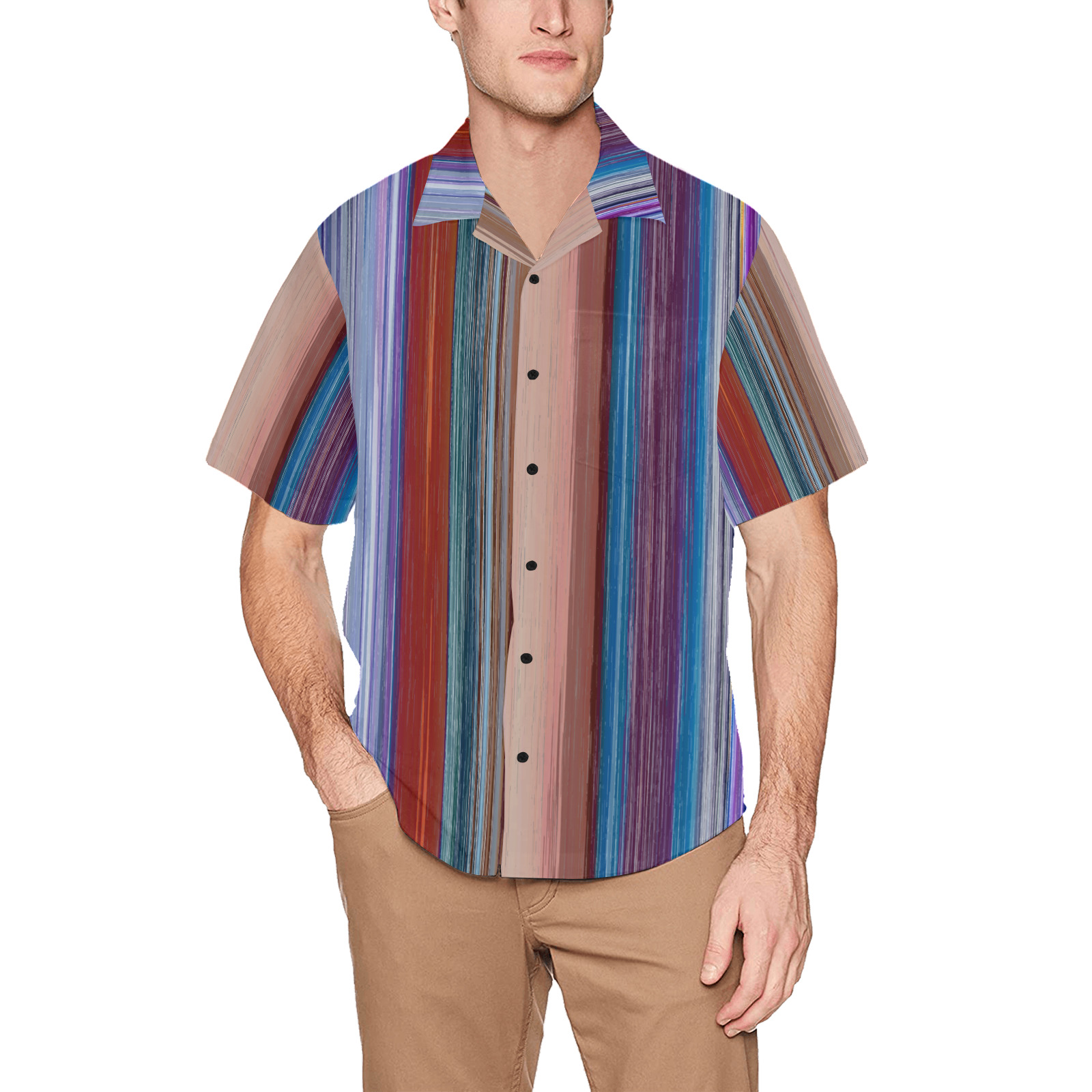 Altered Colours 1537 Hawaiian Shirt with Chest Pocket (Model T58)