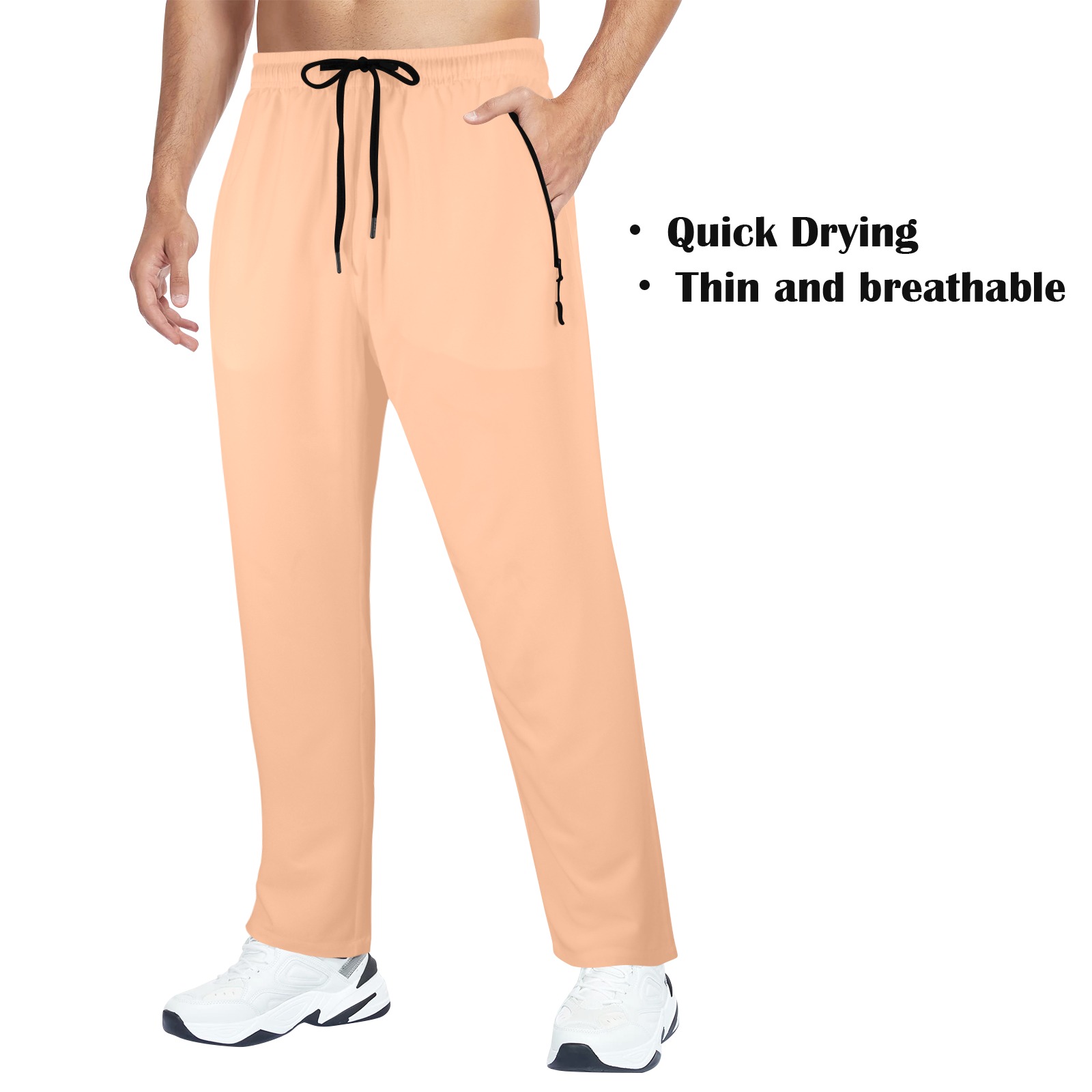 Peach Fuzz 2024 Men's Quick Dry Pants (Model L74)