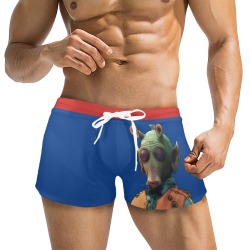 Greedo Men's Swim Trunks with Zipper Pocket (Model L71)