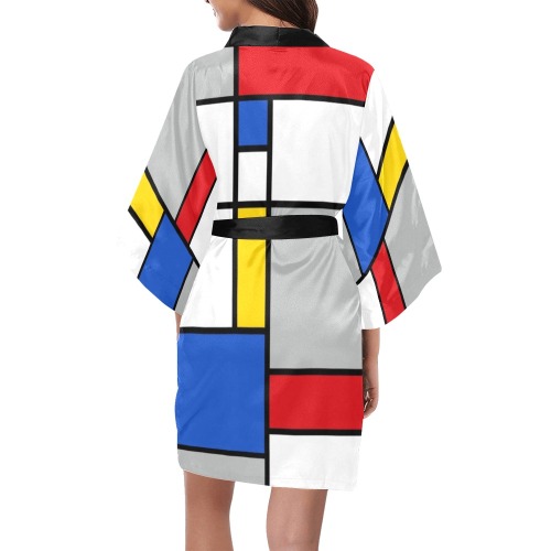 Inspired by Mondrian Kimono Robe