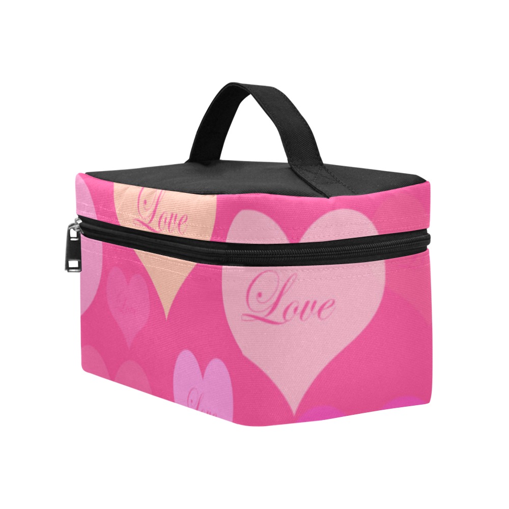 HeartsofLove Cosmetic Bag/Large (Model 1658)
