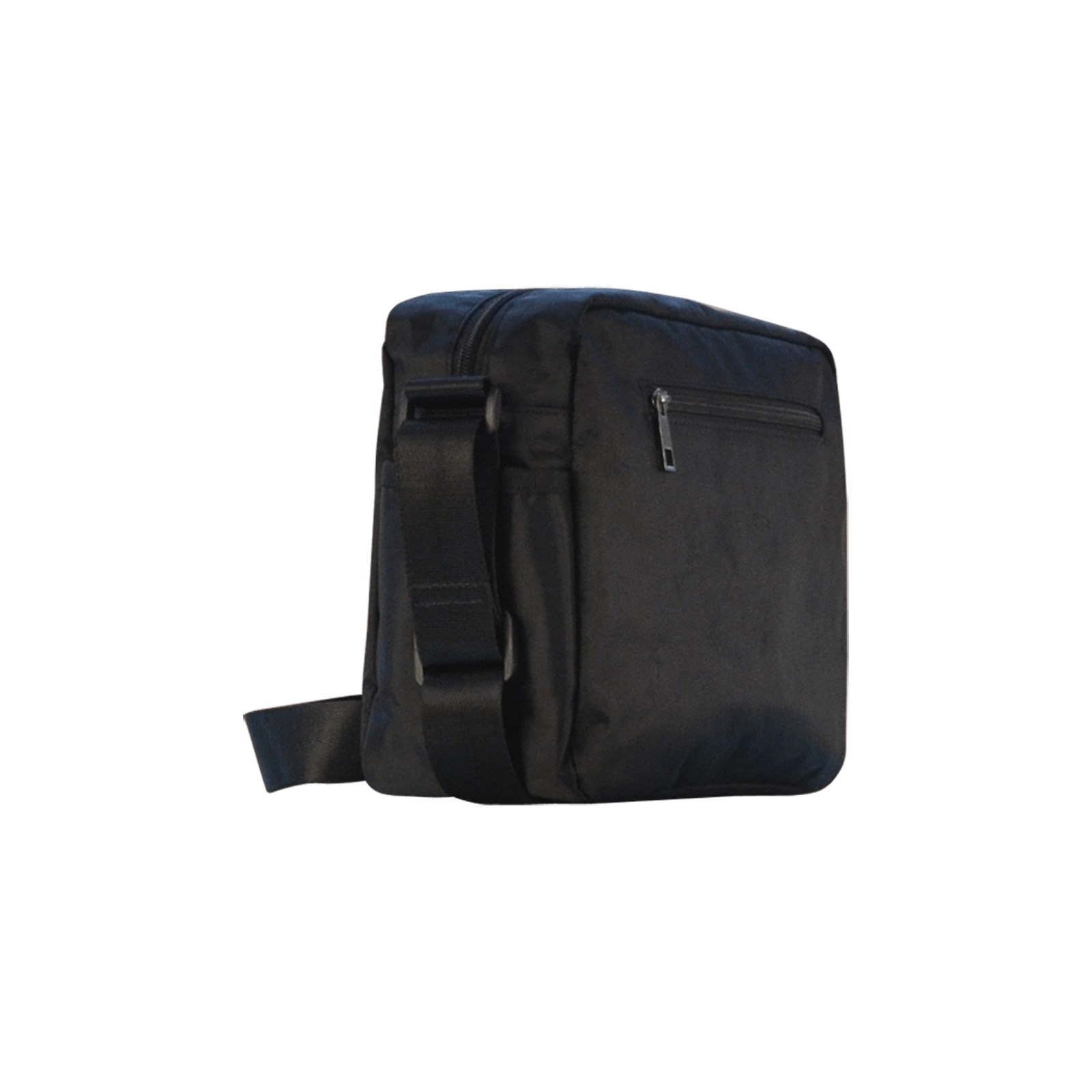 Brush Stroke Black and White Classic Cross-body Nylon Bags (Model 1632)